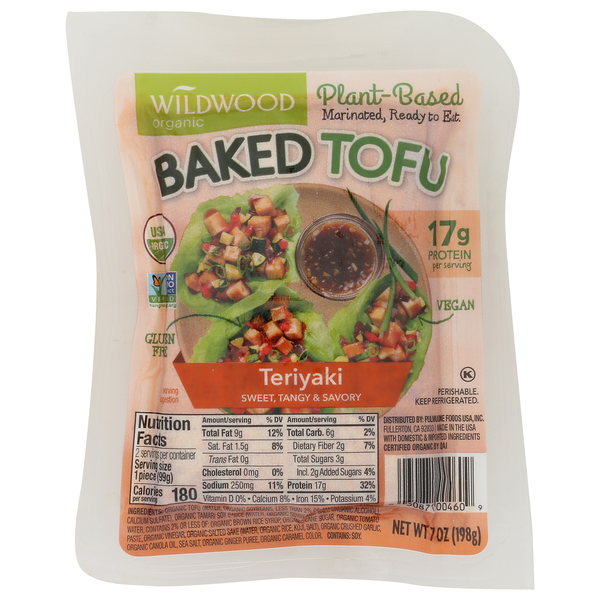 Wildwood Organic Baked Tofu Teriyaki Same-Day Delivery or Pickup