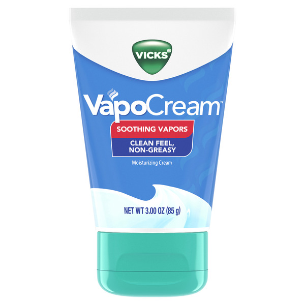 Vicks Vapocream, Soothing & Moisturizing Vapor Cream, Easy Apply