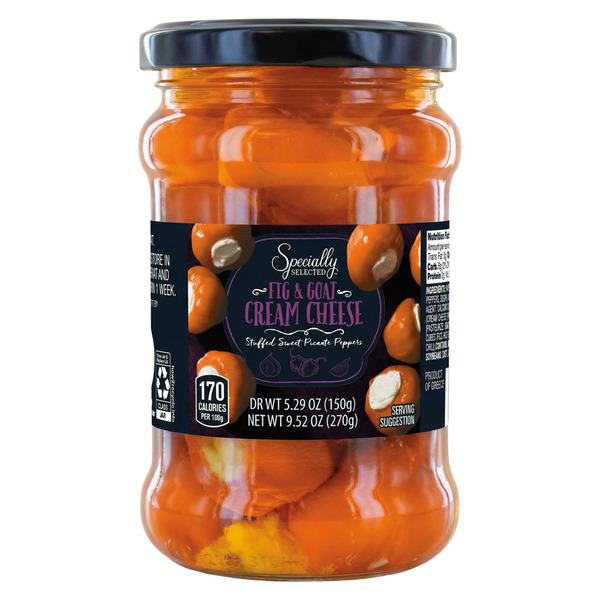 ALDI Specially Selected Fig and Goat Cheese Stuffed Orange Picante