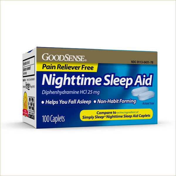 Family Wellness Sleep Aid Diphenhydramine Hci 25 Mg Nighttime