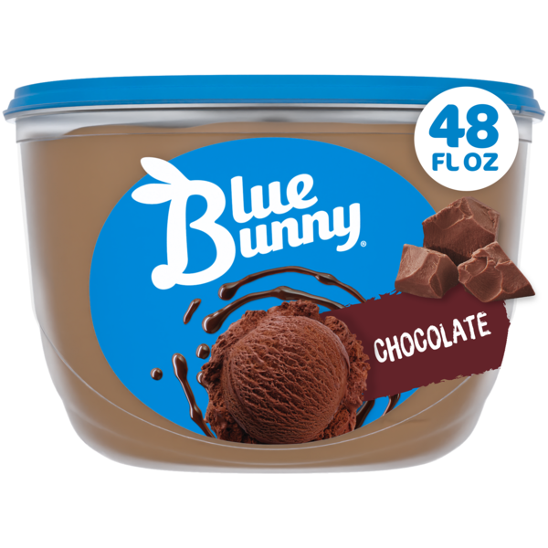 Blue Bunny Premium Chocolate Frozen Dessert, 48 fl oz Same-Day
