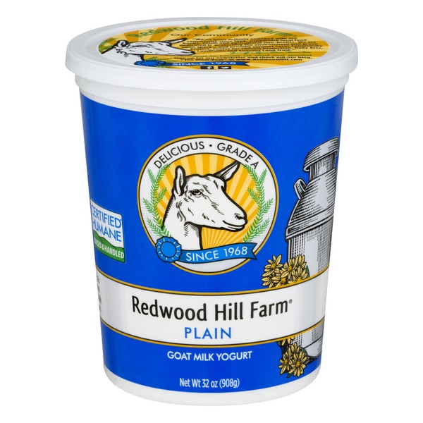 Redwood Hill Farm Goat Milk Yogurt Plain (32 oz) from Safeway Instacart