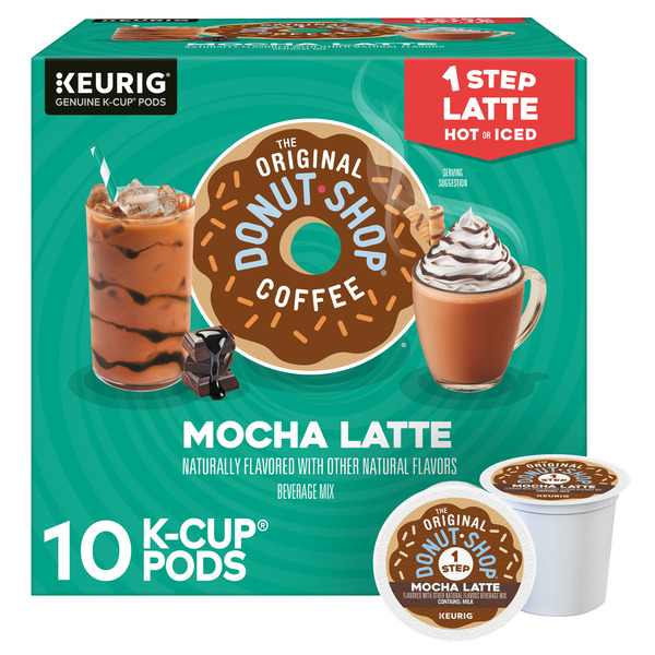 The Original Donut Shop One Step Mocha Latte K-Cup Pods Same-Day