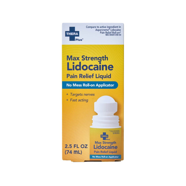 Theraplus Max Strength Lidocaine Pain Relief Liquid Same-Day