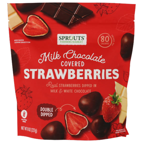 Sprouts Milk Chocolate Covered Strawberries