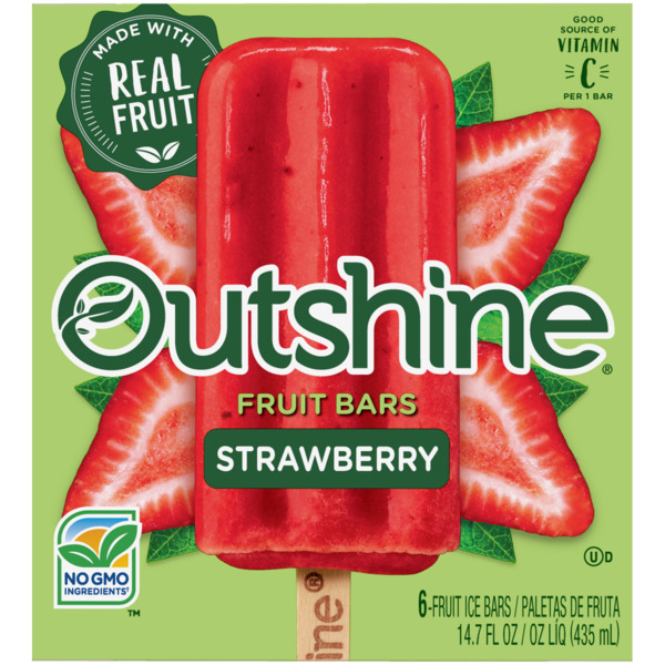 Meijer Outshine Strawberry Frozen Fruit Bars Same-Day Delivery | Instacart