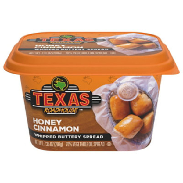 Texas Roadhouse Buttery Spread, Whipped, Honey Cinnamon