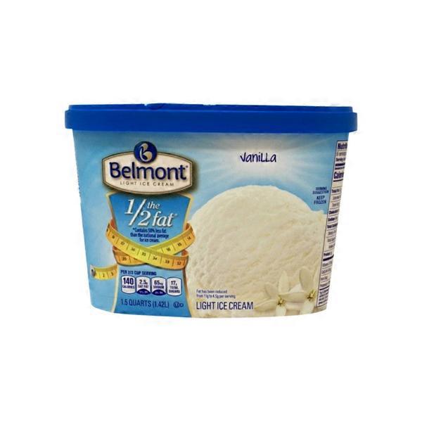 Belmont Vanilla Low Fat Ice Cream (48 fl oz) Instacart
