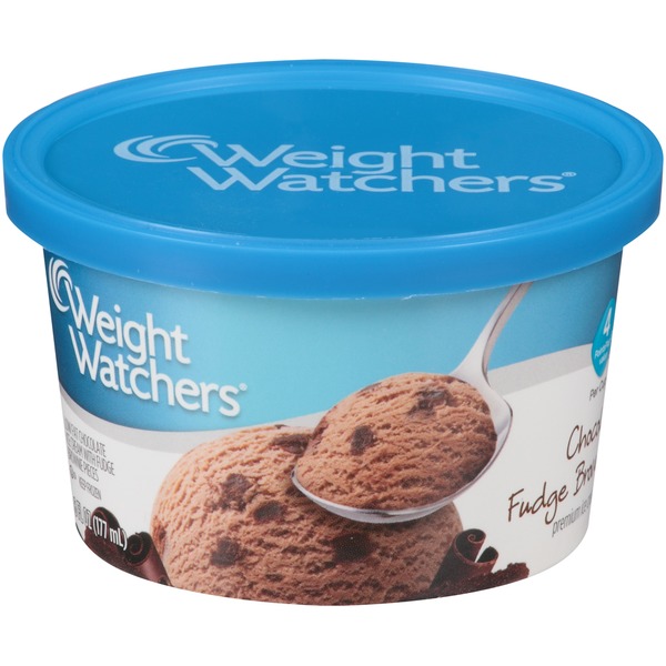 Weight Watchers Premium Chocolate Fudge Brownie Ice Cream (6 fl oz