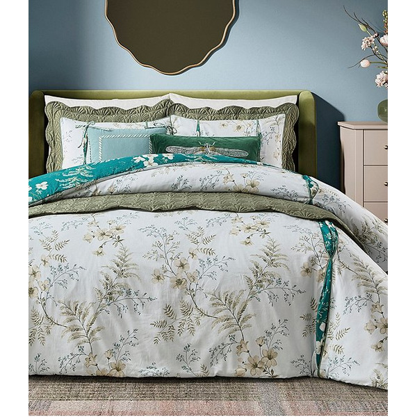 Ted Baker London Peek-A-Boo Botanical Print Reversible Mini Comforter Set
