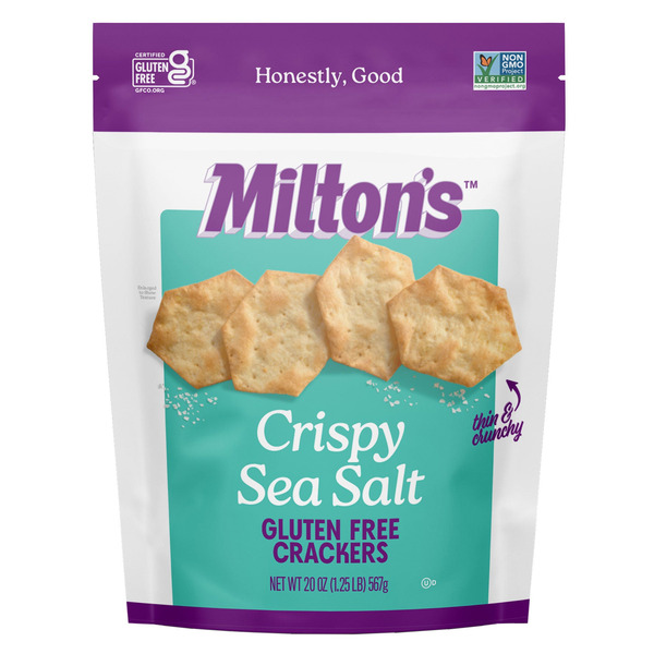 Gluten Free Crispy Sea Salt Crackers, 20 oz