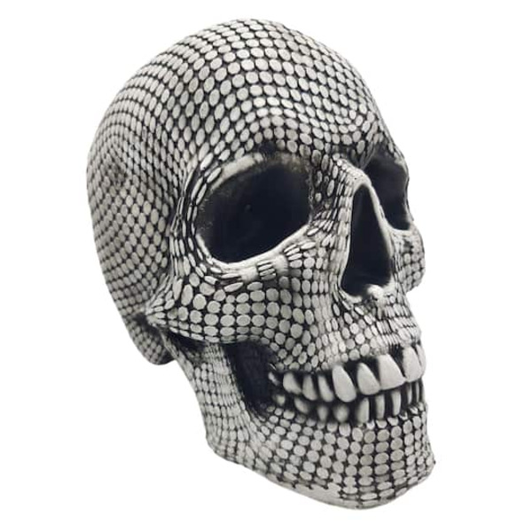 Ashland Checker Skull Tabletop Décor