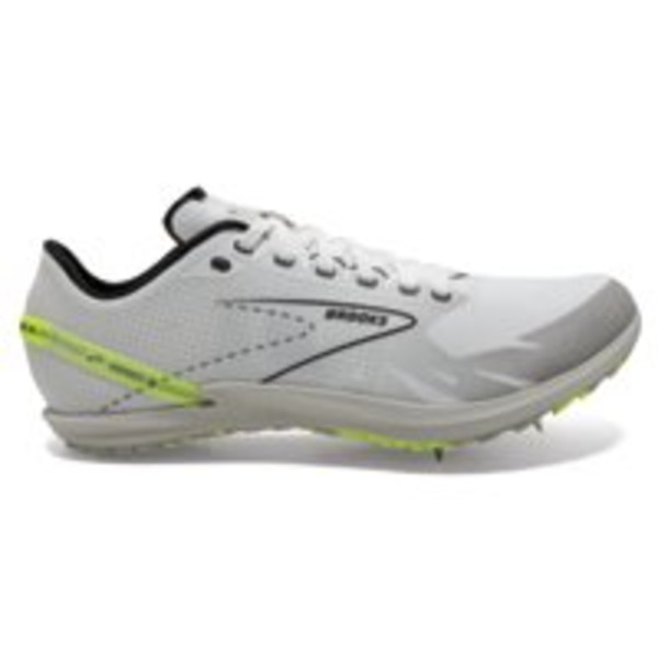 Brooks Men's Draft XC Track Spikes, 12.5 - White