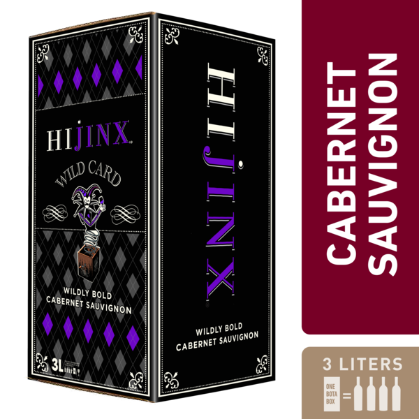 Hi-Jinx Wild Card Cabernet Sauvignon Red Wine American 3L 13.49