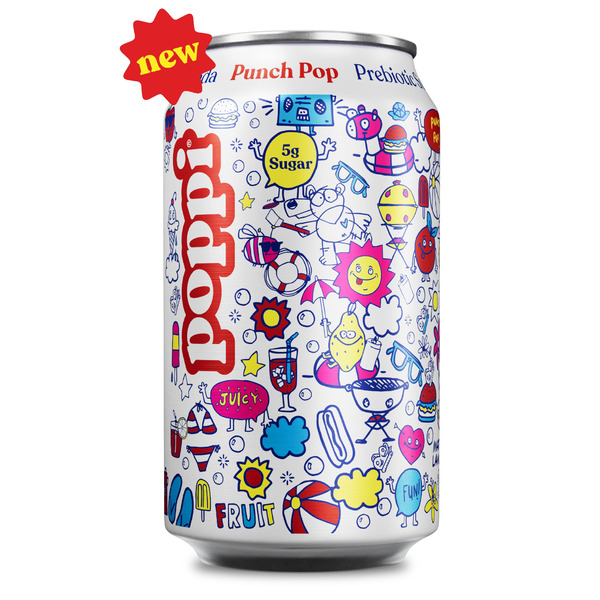 Poppi Prebiotic Soda, Punch Pop Same-Day Delivery or Pickup | Cash