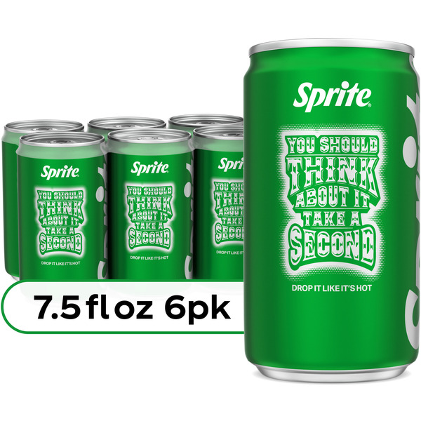 Sprite Lemon-Lime Caffeine Free Soda Mini Cans