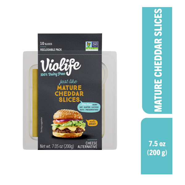 Violife Just like Mature Cheddar Slices, Dairy-Free Vegan