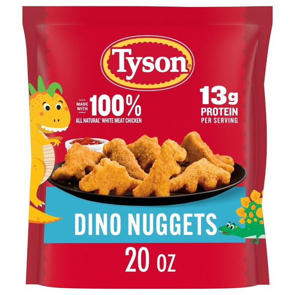 Tyson Frozen Dino Nuggets, 20 oz