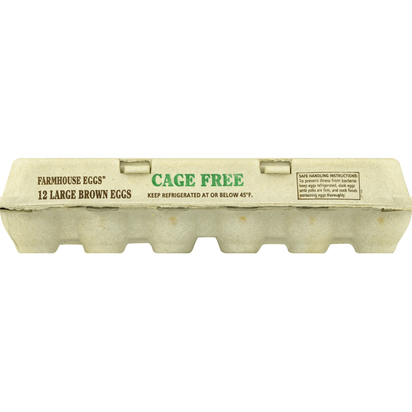 FARMHOUSE EGGS Eggs, Brown, Cage Free, Large