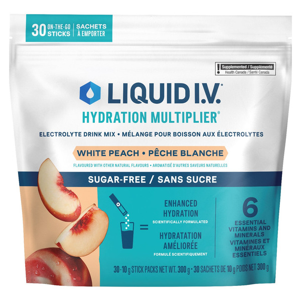 Liquid I.V. Sugar Free White Peach Hydration Multiplier