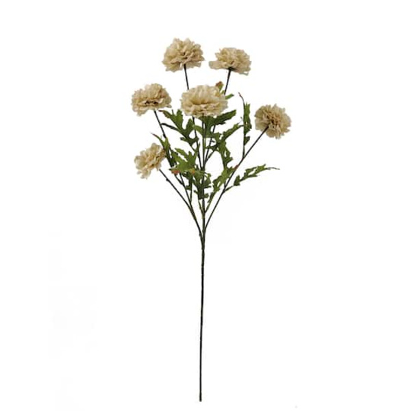 Ashland Cream Pom Pom Mum Stem