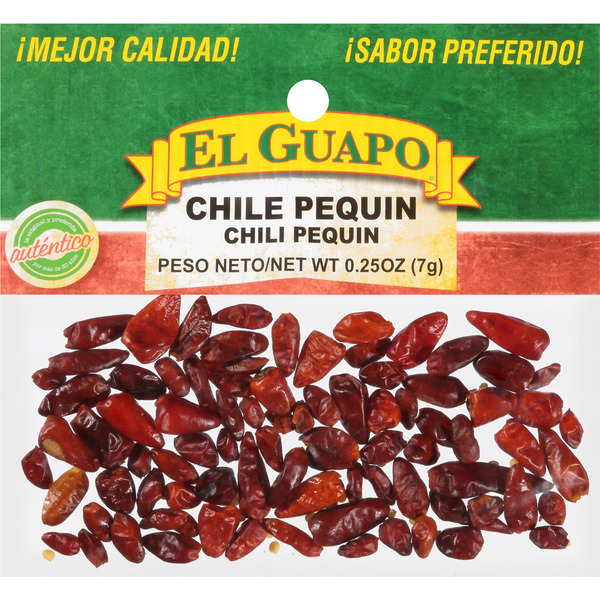 El Guapo® Whole Pequin Chili Peppers