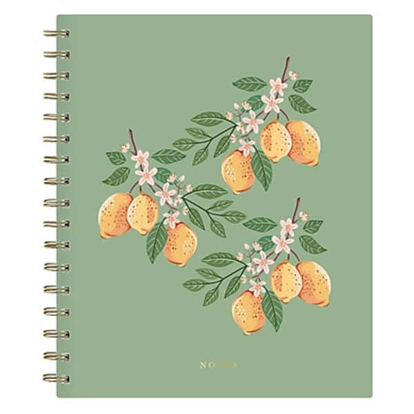 Blue Sky 150 Sheets Bespoke Lemons Composition Notebook, 7 x 9 in