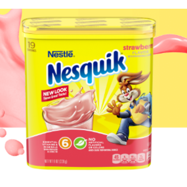 Nesquik - Strawberry Powder - 9.38 Oz