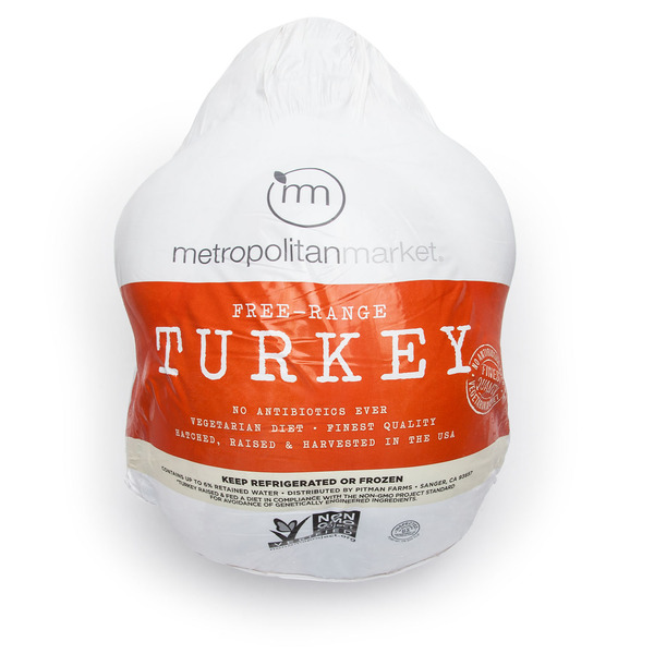 Metropolitan Market 12-14 Lb Free Range Turkey Same-Day Delivery