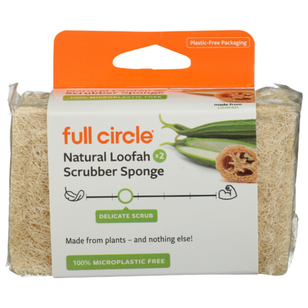 Full Circle Home Loofah Scrubber Sponge