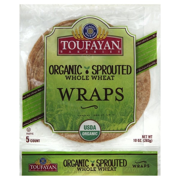 Toufayan Whole Wheat Wraps Nutrition Facts