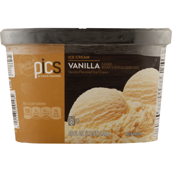 PICS Ice Cream, Vanilla Same-Day Delivery or Pickup | Market 32
