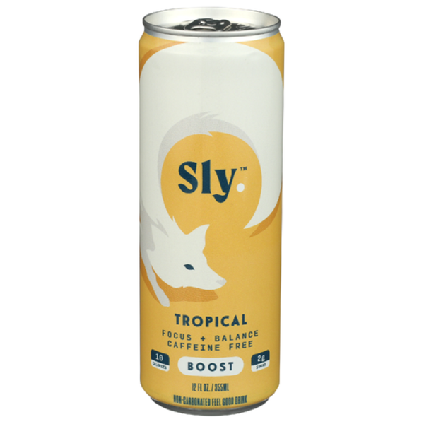 Sly Beverages Tropical Boost Caffeine Free Functional Beverage