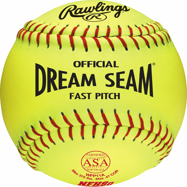 Worth ASAH/NFHS Official Dream Seam Fastpitch Softball - 11"