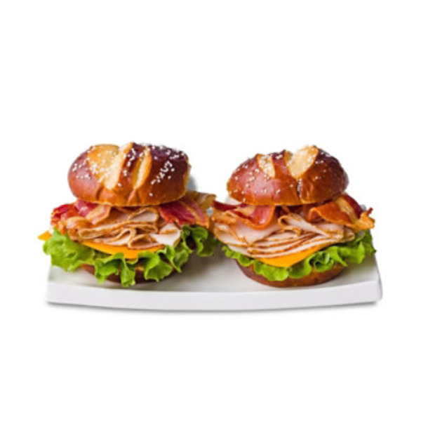 SS Ready Meal Turkey Bacon & Cheddar Pretzel Duo Sandwich