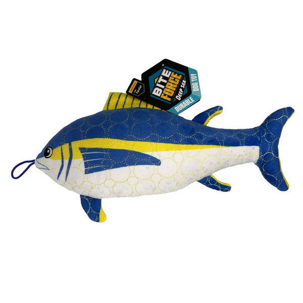 Bite Force Durable Kevlar Yellowfin Tuna Dog Toy