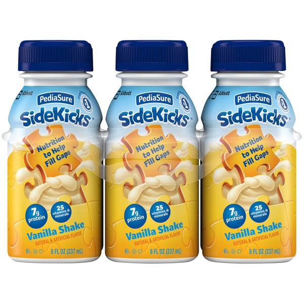 pediasure sidekicks vanilla pediasure sidekicks nutrition shake pediasure sidekicks vanilla pediasure sidekicks nutrition shake vanilla ready to drink bottles