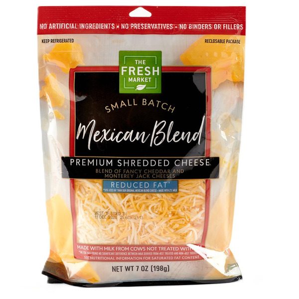 Reduced Fat Cheese Mexican Blend The Fresh Market Reduced Fat