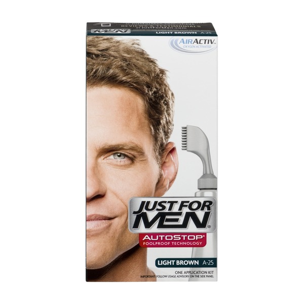 just for men color application kit light brown a 25 from vons