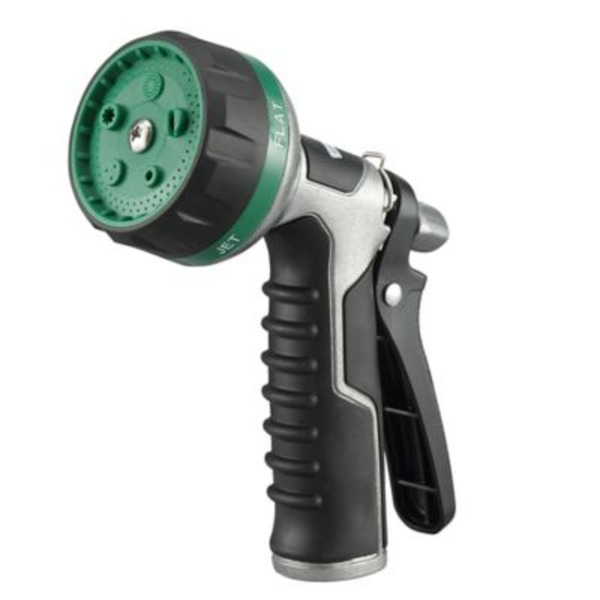 Ground Work 5-Pattern Metal Trigger Hose Nozzle