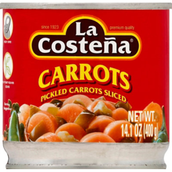 La Costeña Carrots, Pickled, Sliced