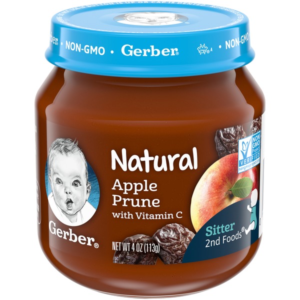 Gerber Natural Apple Prune with Vitamin C Baby Food
