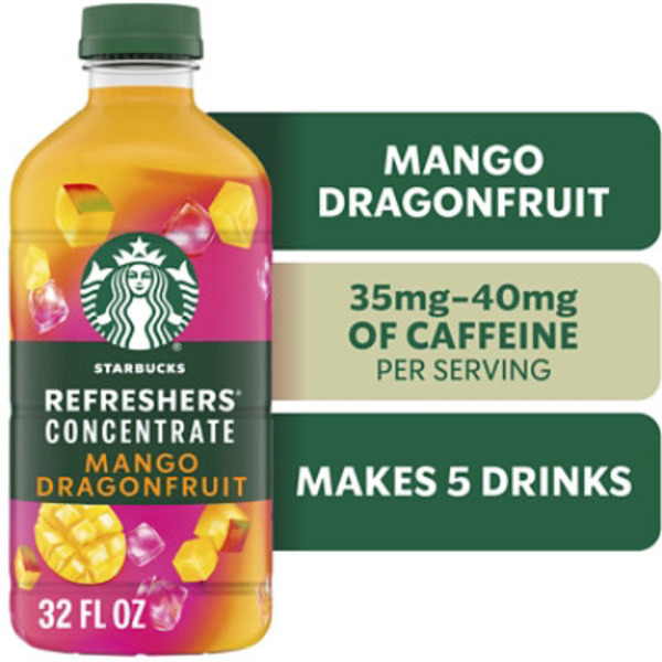Starbucks Mango Dragonfruit Refreshers Concentrate