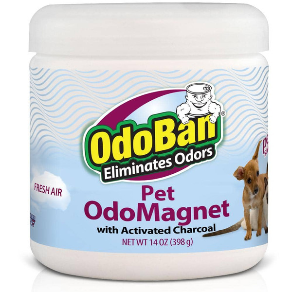 Odoban 14 Oz. Odomagnet Odor Absorber With Activated Charcoal, Pet Odor Eliminator For Home, Bathroom, Kitchen, Fresh Air Scent