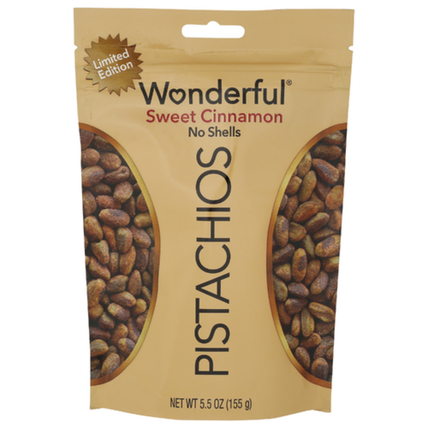Wonderful Sweet Cinnamon No Shells Pistachios Same-Day Delivery or