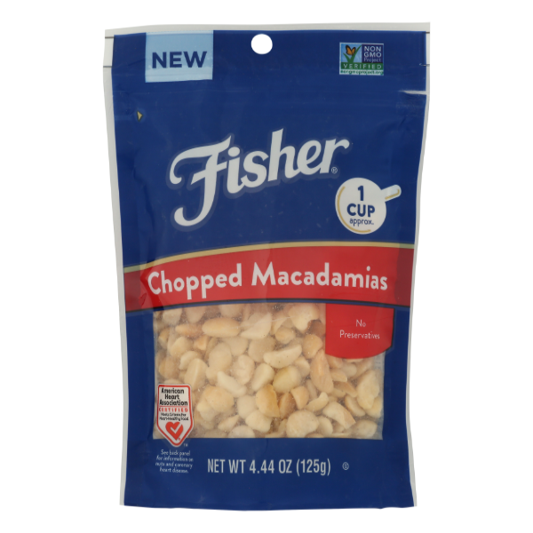 Fisher Macadamias, Chopped