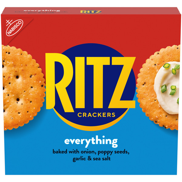 Ritz Everything Crackers, Snacks For Kids And Adults, Lunch Snacks