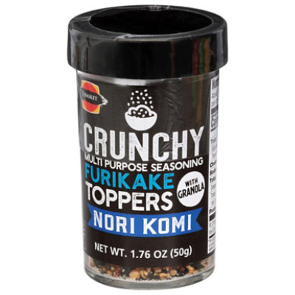 J-Basket Multi Purpose Furikake Toppers Crunchy Nori Komi Seasoning with Granola