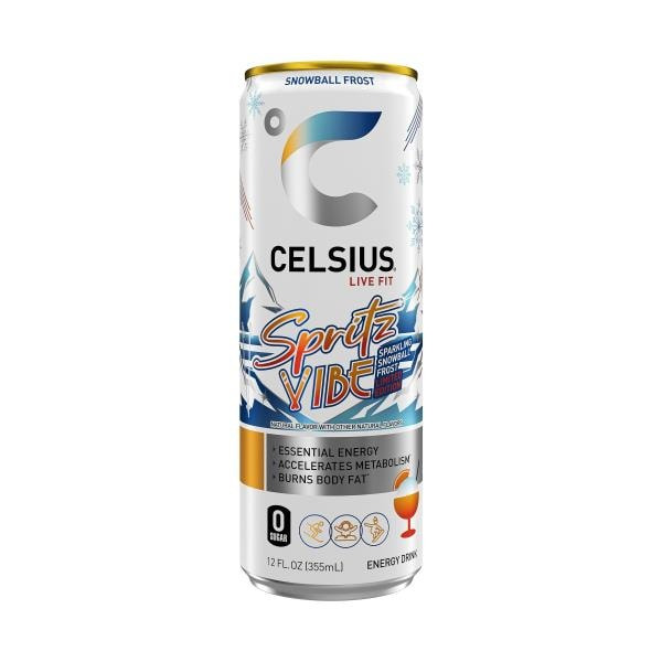Celsius Sparkling Spritz Vibe, Functional Energy Drink Same-Day