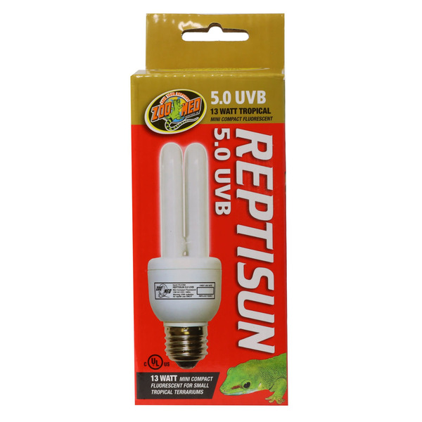 Zoo Med Reptisun 5.0 UVB 13 Watt Tropical Mini Compact Fluorescent Lamp